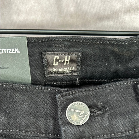NWT Citizens of Humanity Women's Black Jeans Sz 26 Avedon Slick Skinny Leg Jean - Picture 3 of 11
